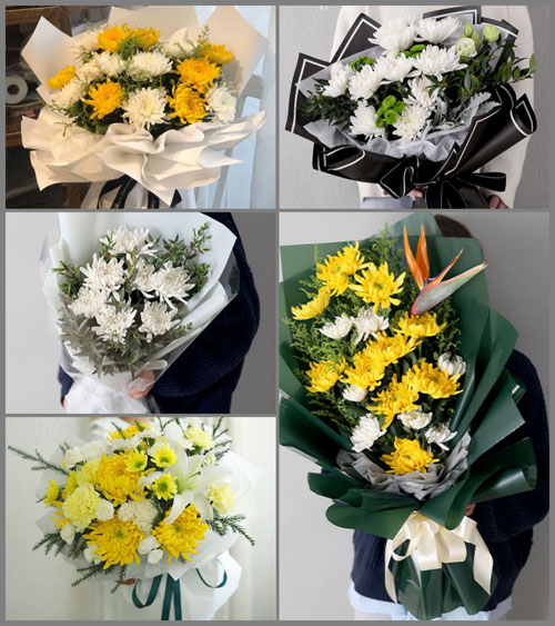 湖北咸宁市赤壁市车埠镇盘石村白事花束代送